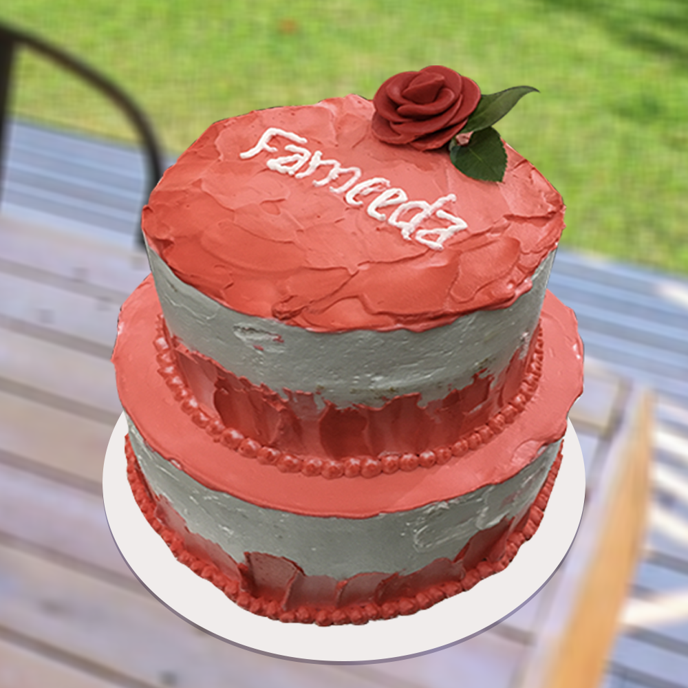 Two-tier Vanilla Cake Two-tier Vanilla Cake